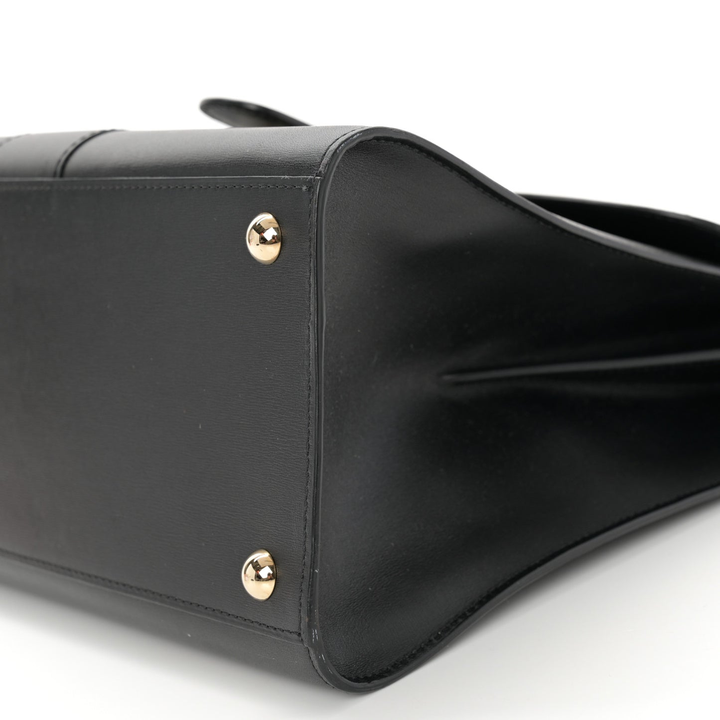 Box Calfskin MM Brillant Satchel Black