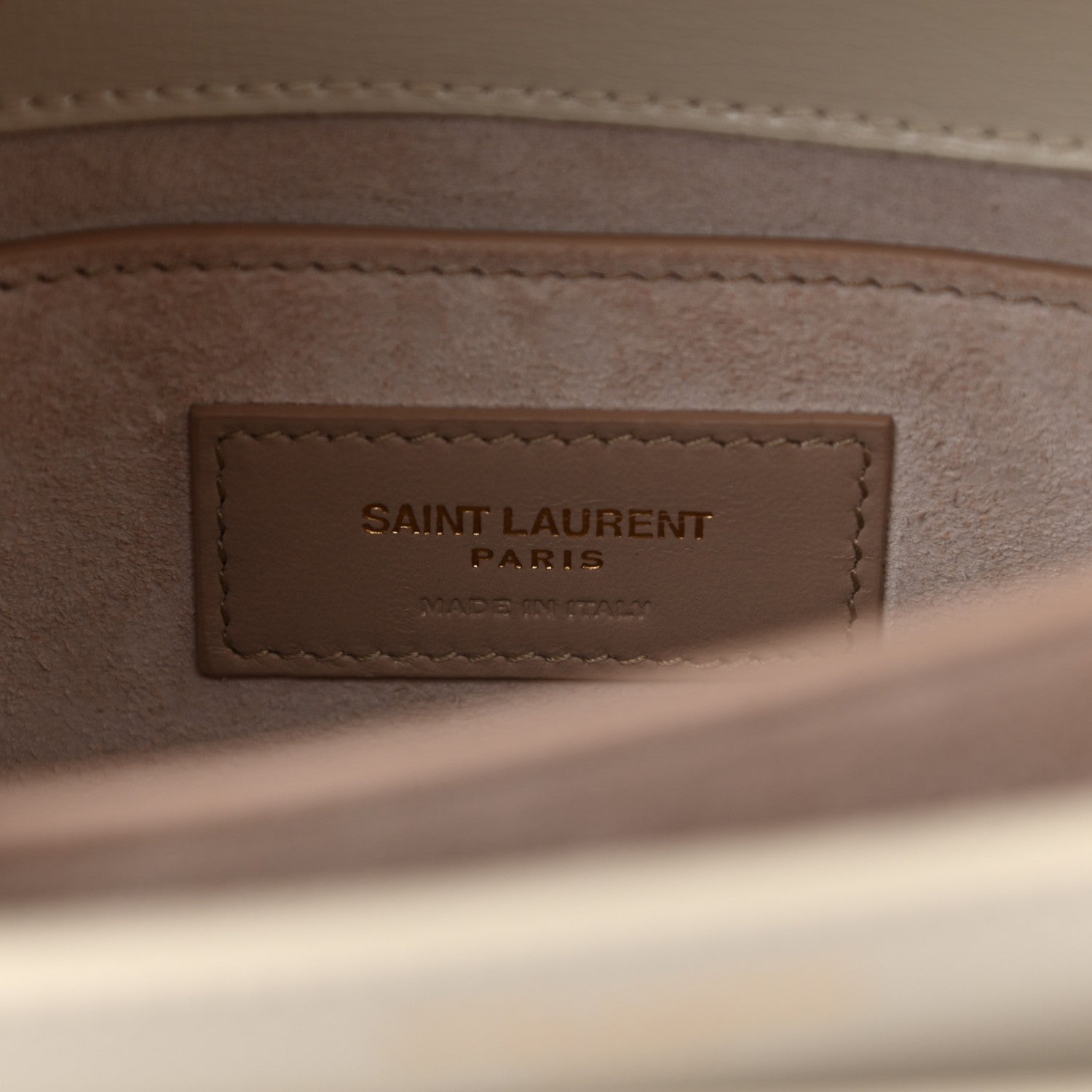 Saint Laurent Calfskin Medium Monogram Sunset Crema Soft 9 of 11