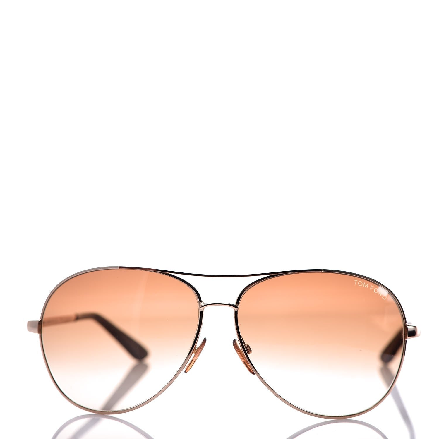 Tom Ford Metal Charles Aviator Sunglasses TF35 Gold 2 of 7