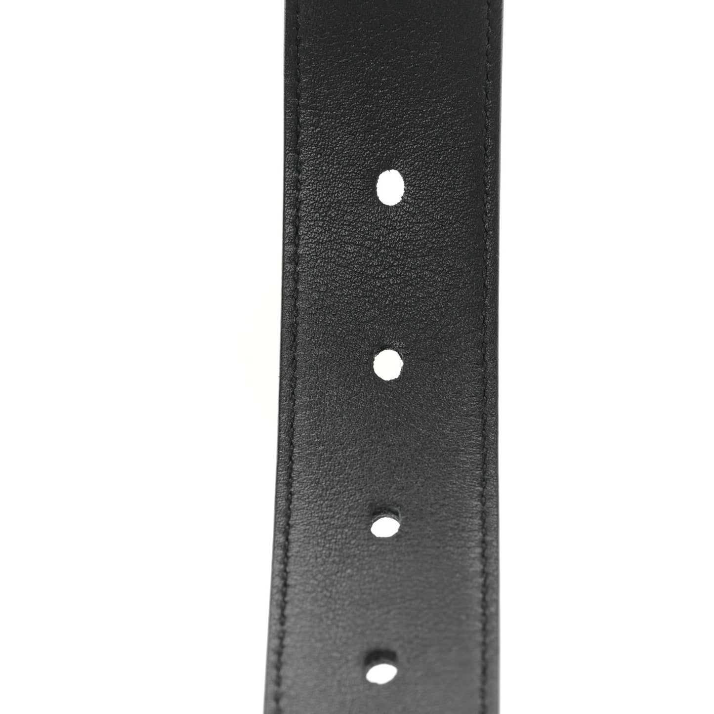 Smooth Calfskin Monogram Square Buckle Belt 90 36 Black