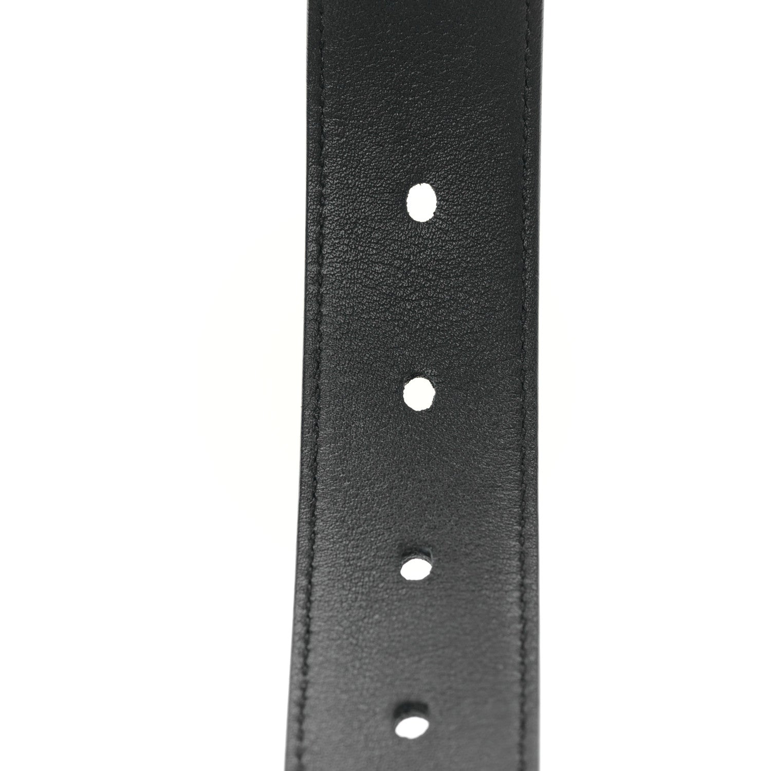Saint Laurent Smooth Calfskin Monogram Square Buckle Belt 90 36 Black 5 of 5