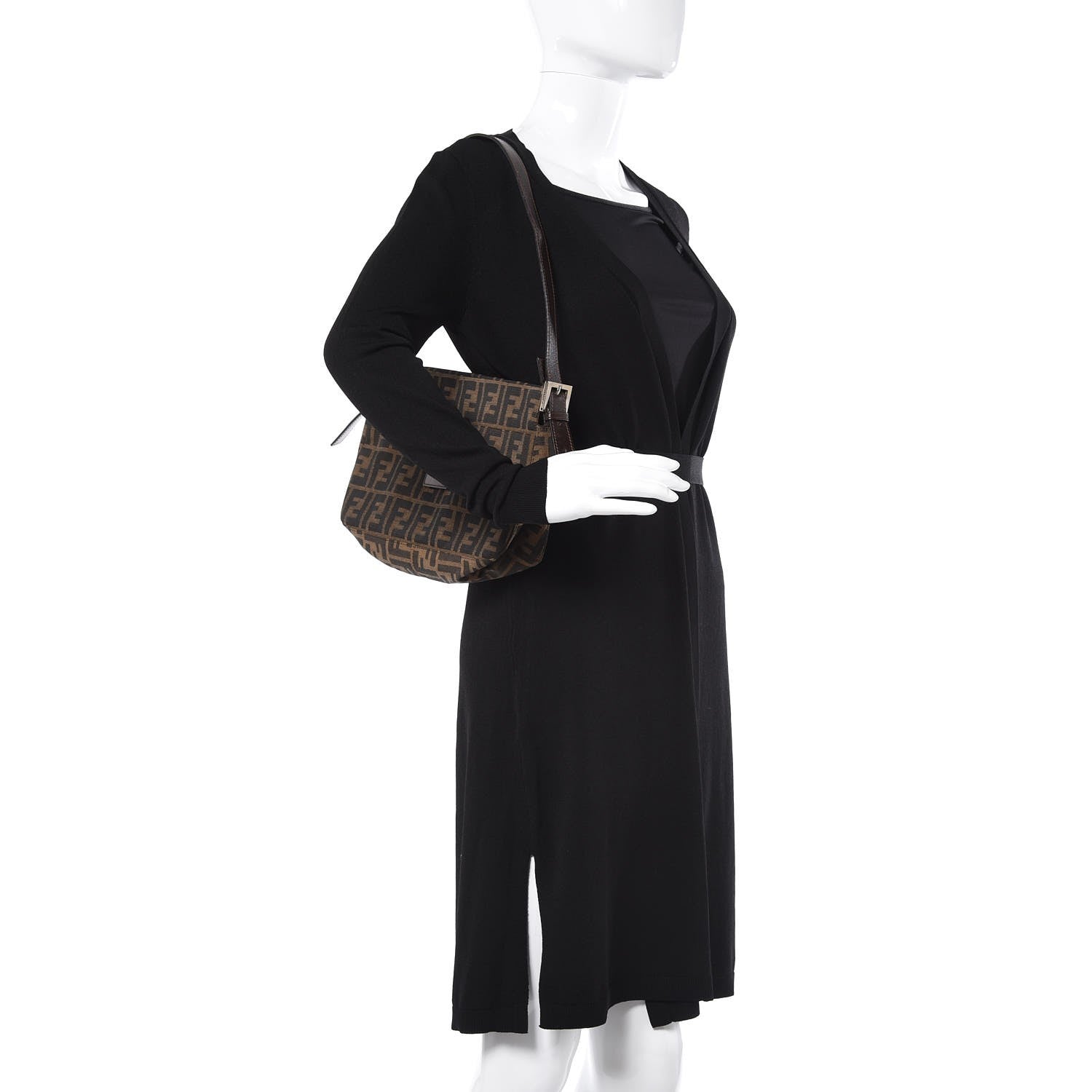 Fendi Zucca Shoulder Bag Tobacco 2 of 10