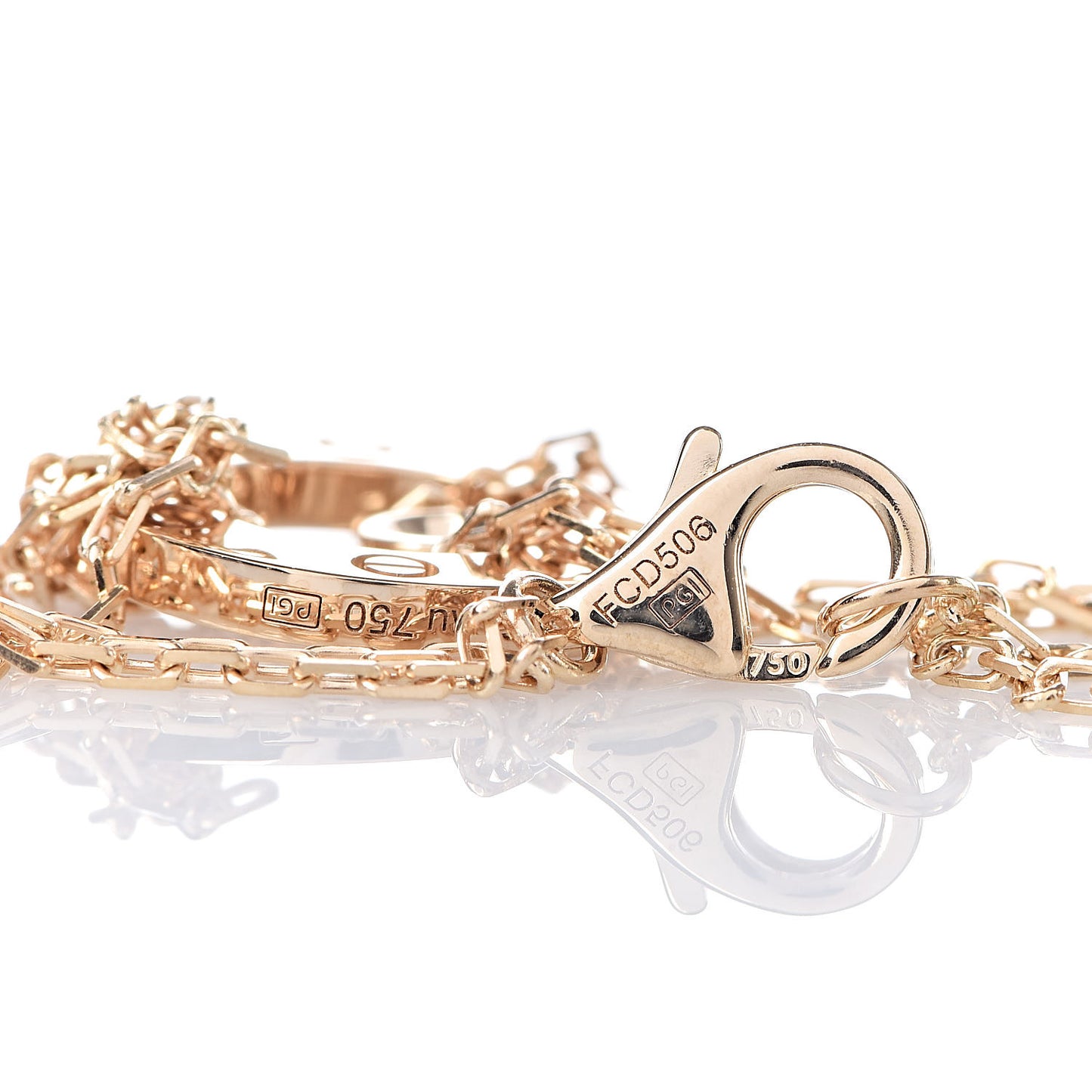 18K Yellow Gold Diamond LOVE Bracelet