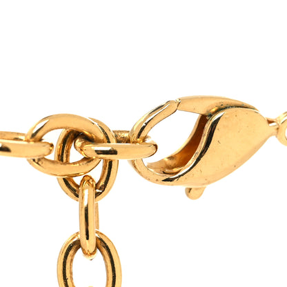 Christian Dior Metal Danseuse Etoile Chain Choker Necklace Gold 4 of 5