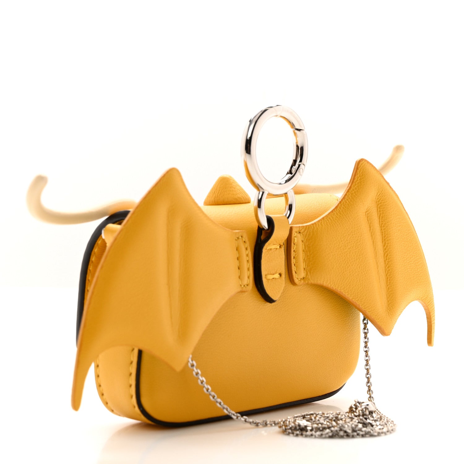 Fendi X FRGMT X POKEMON Nappa Pokemon Inlay Nano Maxi Buckle Baguette Charm Mimosa Multicolor 2 of 9