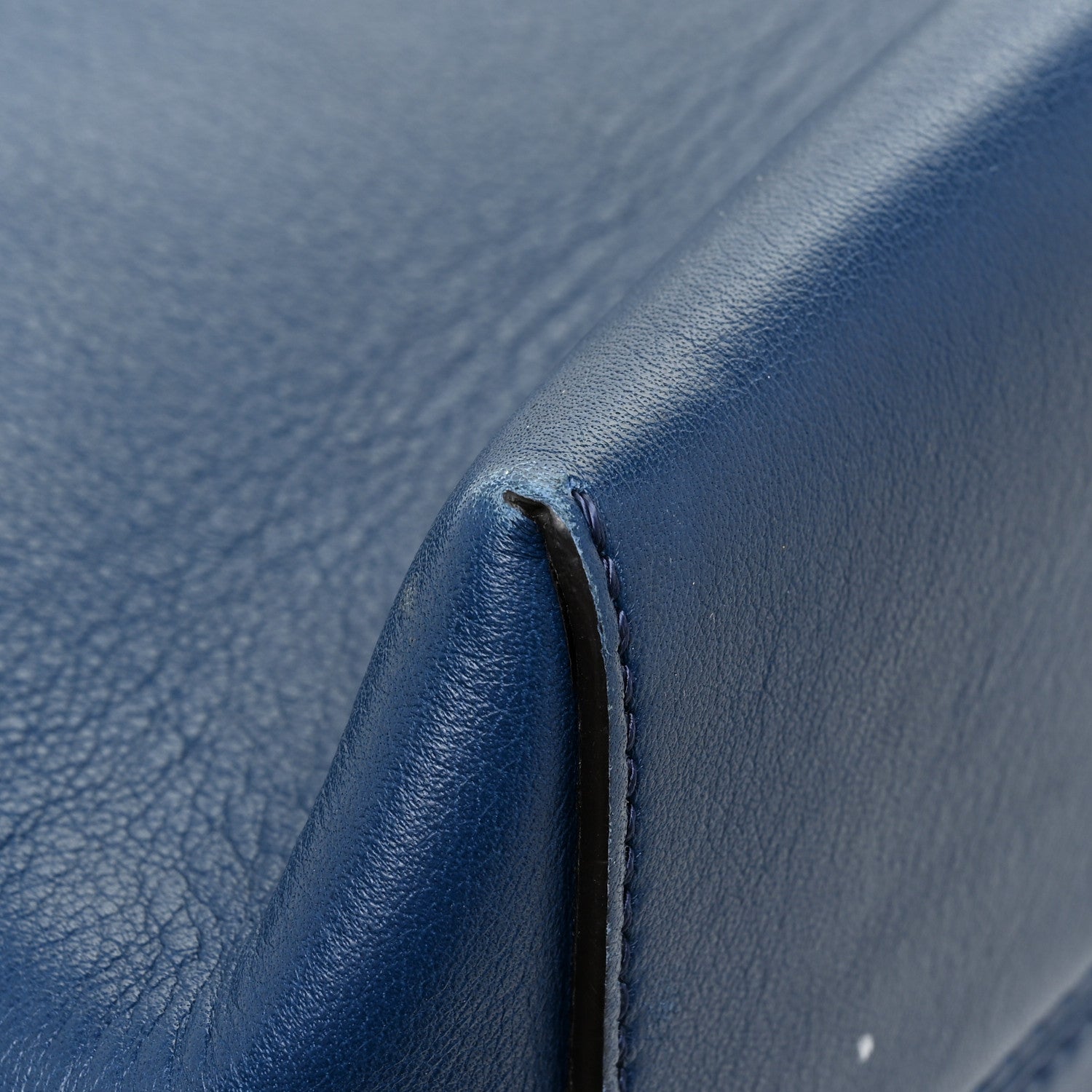 Fendi Vitello Dolce Marmol Large By The Way Boston Bag Blue 14 of 23