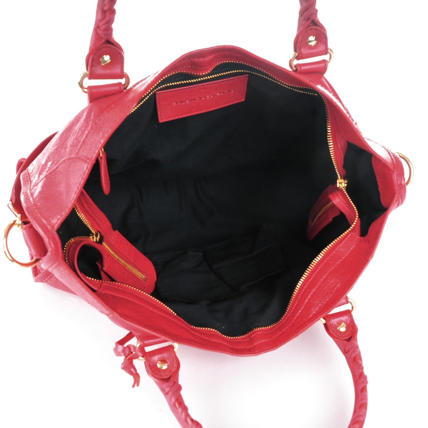Agneau Giant 12 Gold Hardware City Rouge Cardinal