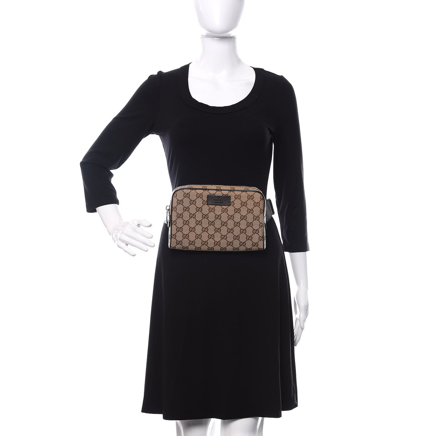 Monogram Belt Bag Dark Brown