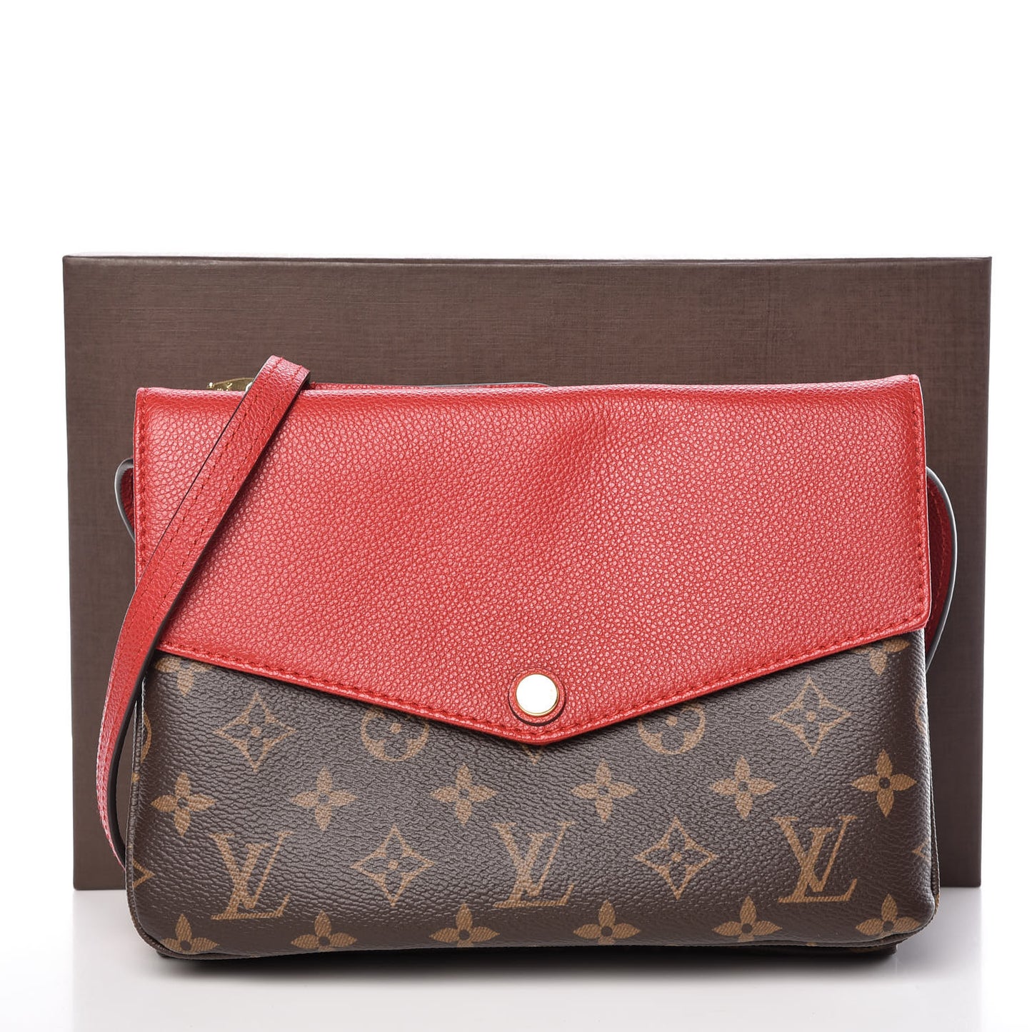 Monogram Twice Pochette Cherry