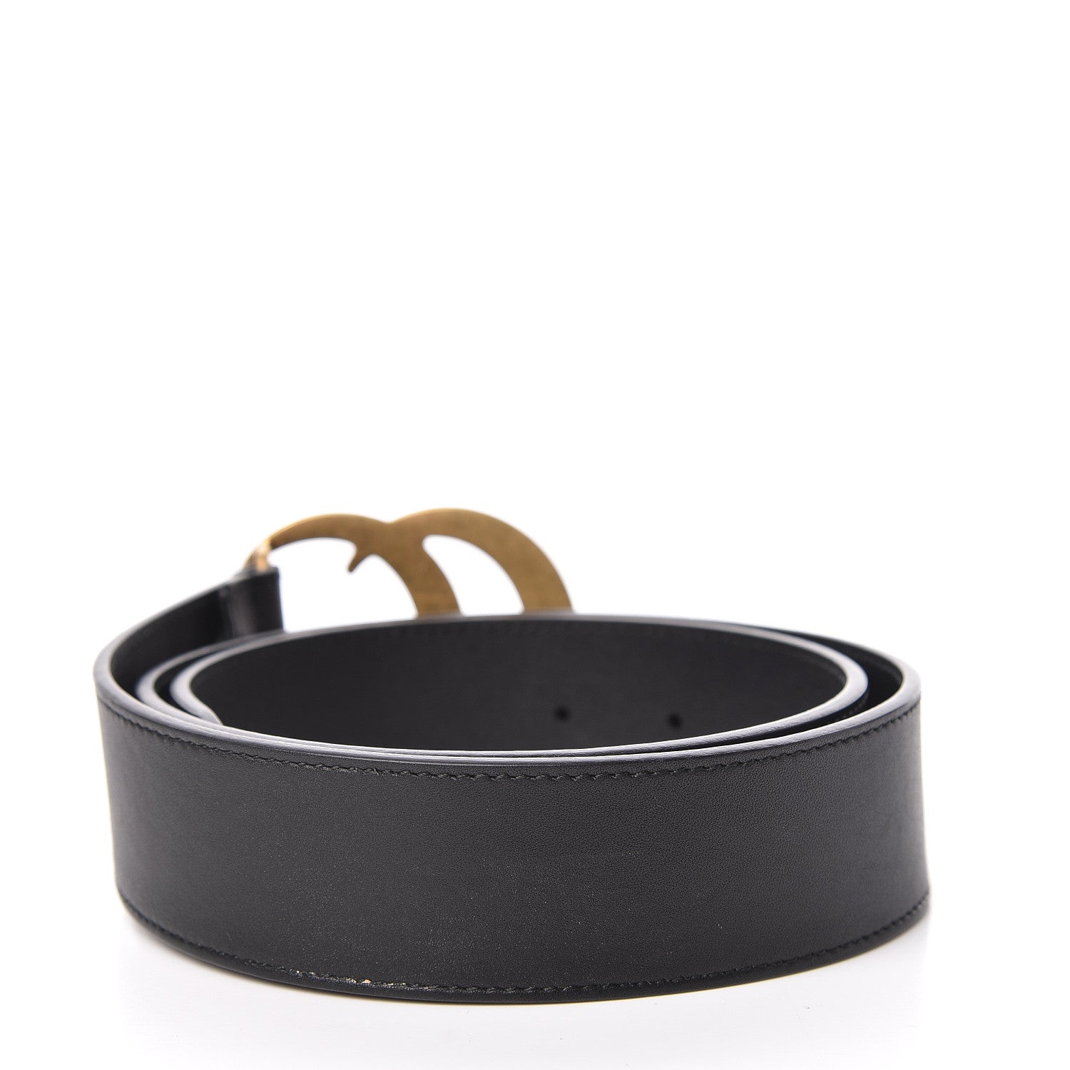 Gucci Calfskin Double G 40mm Belt 80 32 Black 3 of 7