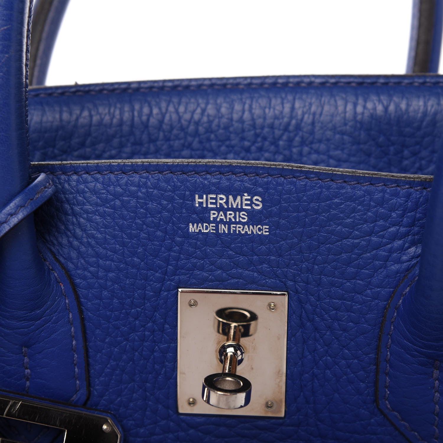 Hermes Togo Birkin 35 Bleu Electrique 8 of 19