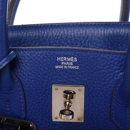 Hermes Togo Birkin 35 Bleu Electrique 8 of 19
