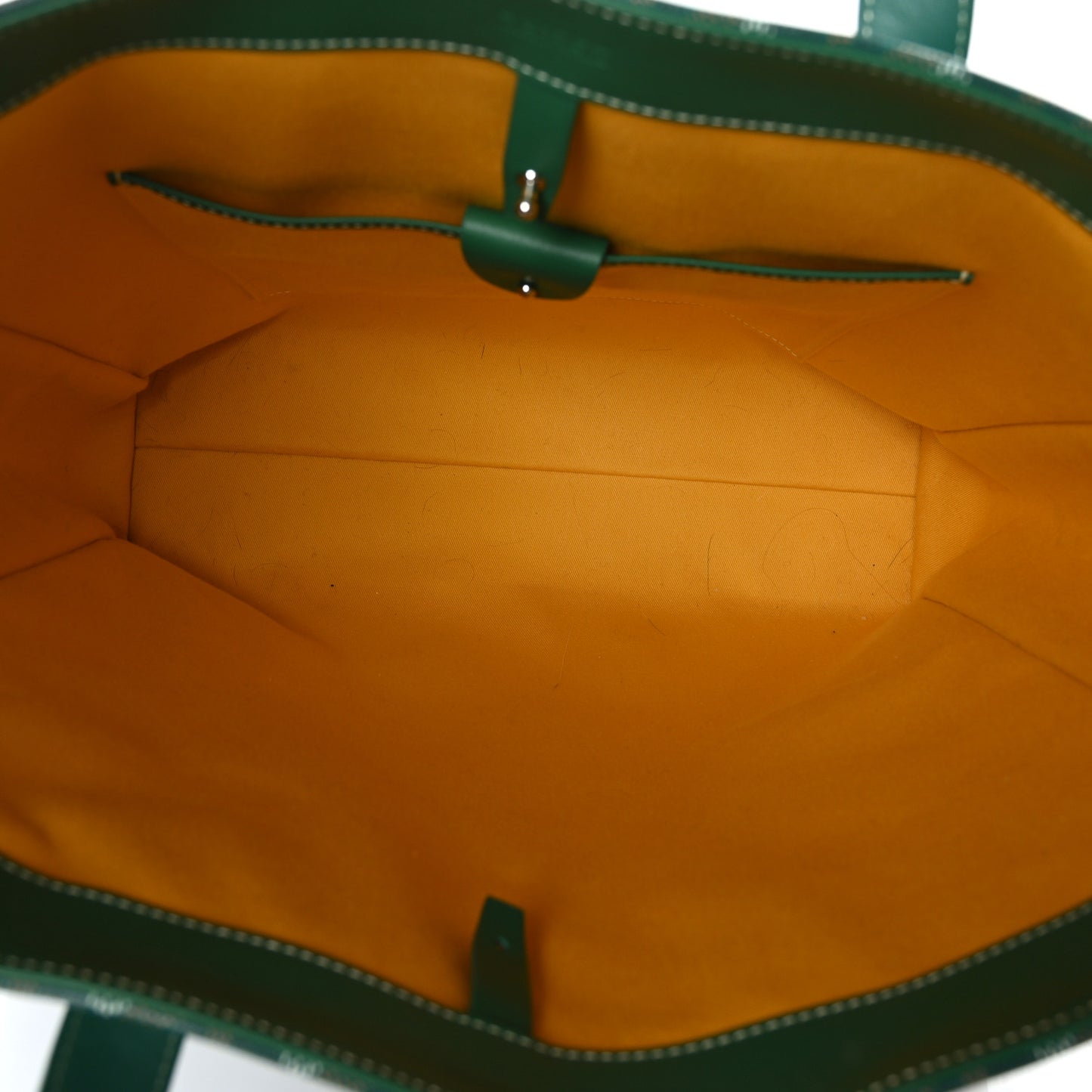 Goyardine Voltaire III Tote Green