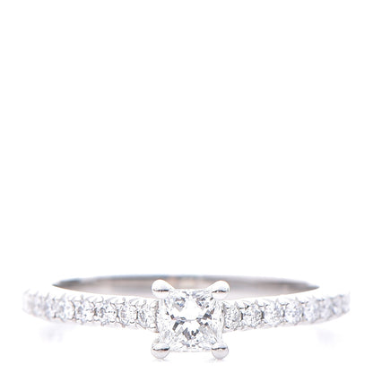 Tiffany Platinum Diamond .24 ctw. Novo Princess Cut Ring 49.3 5 1 of 3