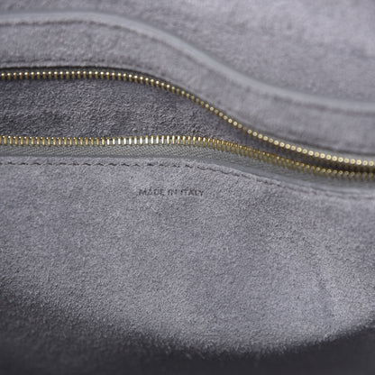 Celine Soft Grained Calfskin Sangle Bucket Bag Grey 6 of 10