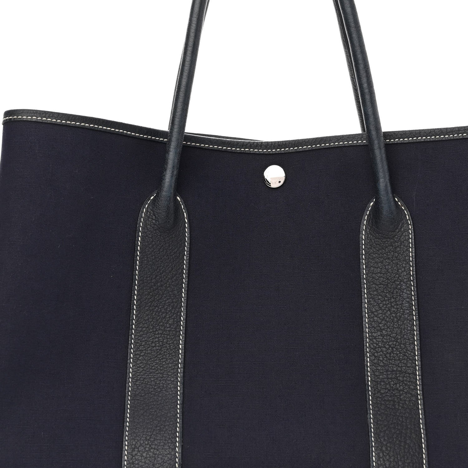 Hermes Toile Negonda Garden Party Tote 36 MM Bleu Marine 7 of 9