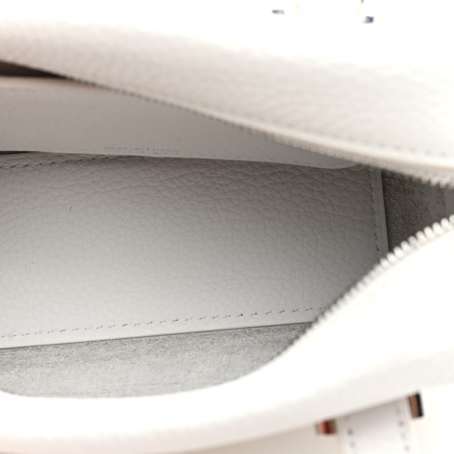 Delvaux Taurillon Soft Nano Cool Box Satchel White 5 of 9
