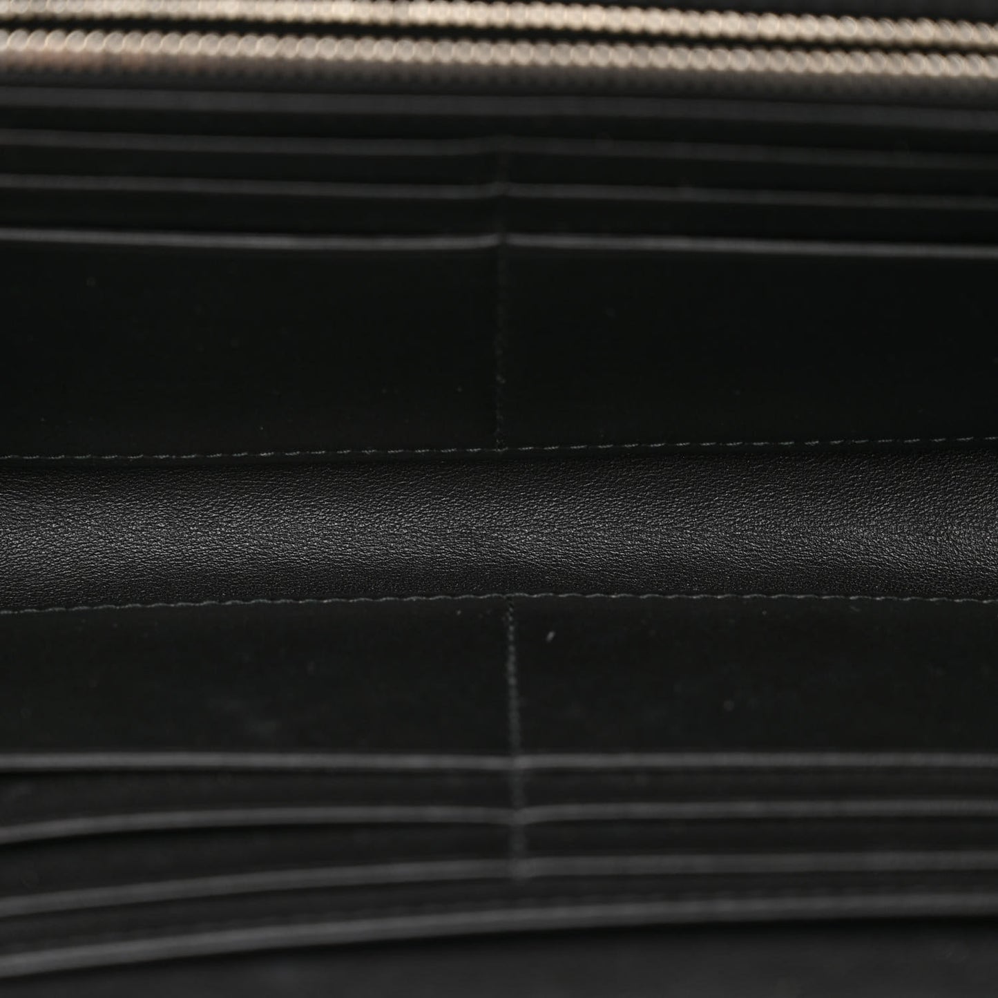Patent Lambskin Cannage Lady Dior Rendezvous Wallet On Chain Black