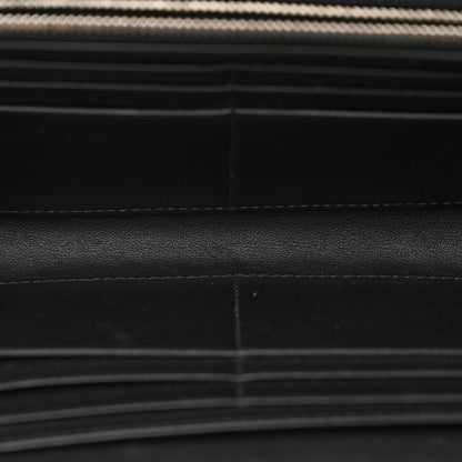 Christian Dior Patent Lambskin Cannage Lady Dior Rendezvous Wallet On Chain Black 5 of 11