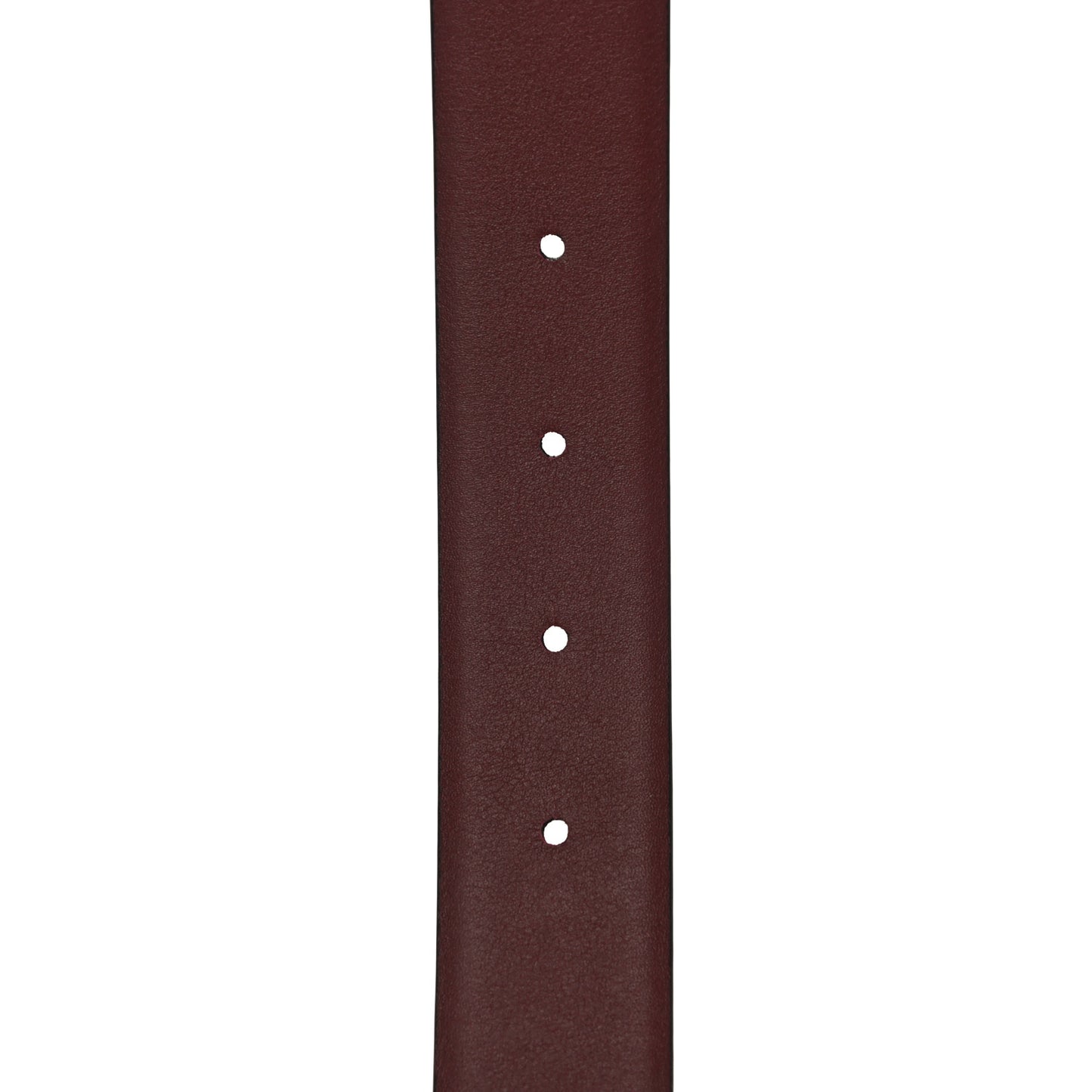Calfskin CC Reversible Belt 95 Black Burgundy