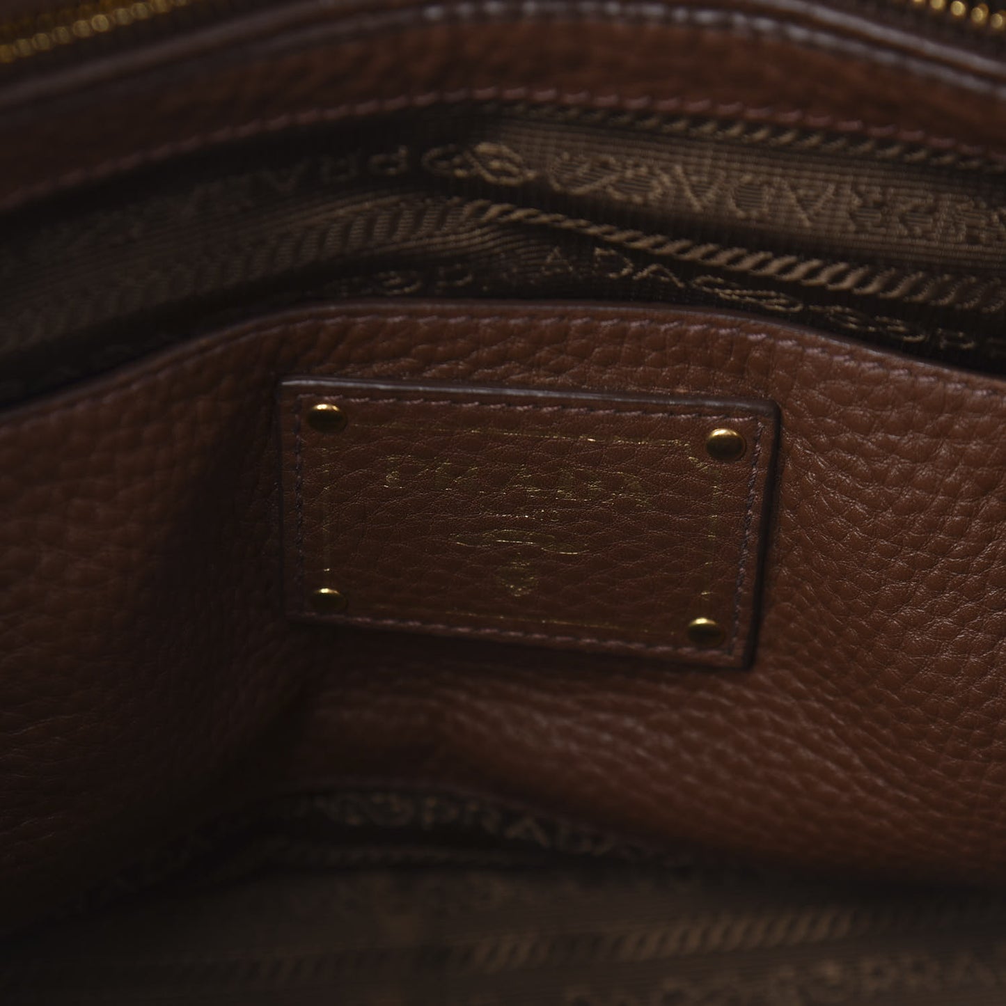 Vitello Daino Shopping Tote Bruciato