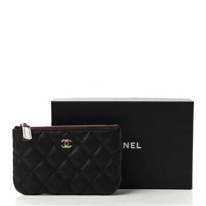 Chanel Caviar Quilted Small Cosmetic Case Black 8 of 8
