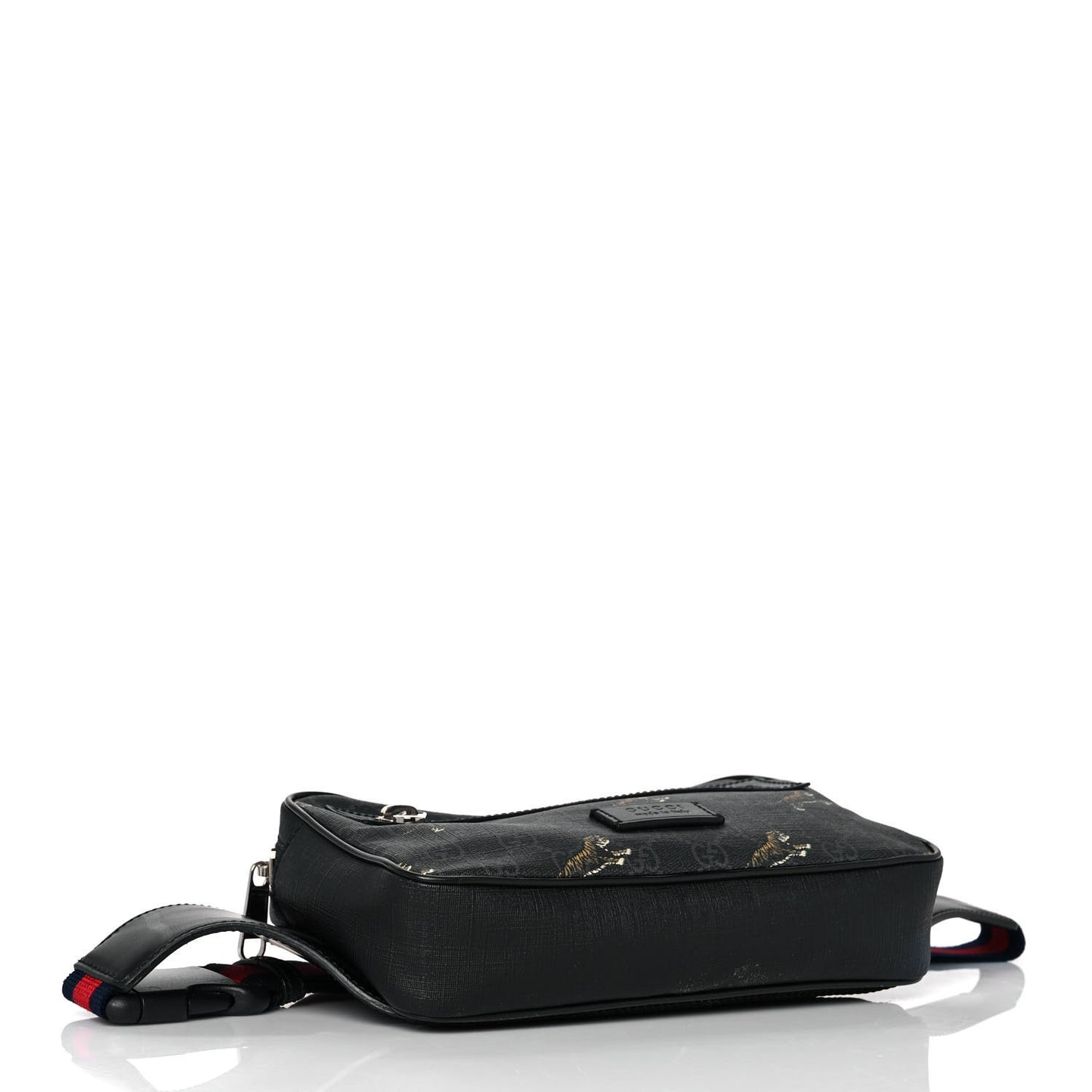 Soft GG Supreme Monogram Tigers Belt Bag Black Multicolor