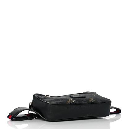 Gucci Soft GG Supreme Monogram Tigers Belt Bag Black Multicolor 4 of 9