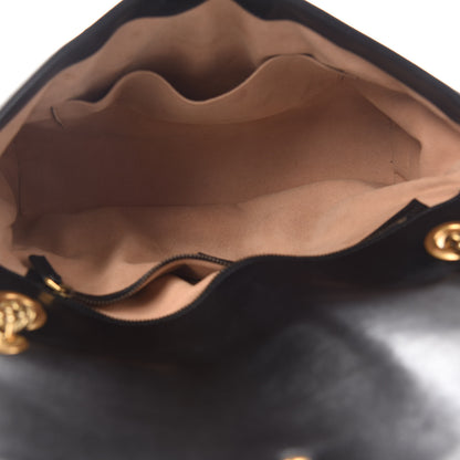 Gucci Calfskin Matelasse Medium GG Marmont Shoulder Bag Black 5 of 11