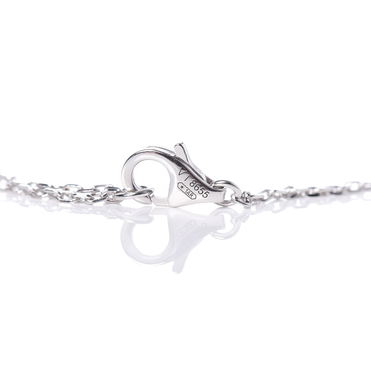 Cartier 18K White Gold Diamond LM D'Amour Pendant Necklace 6 of 6