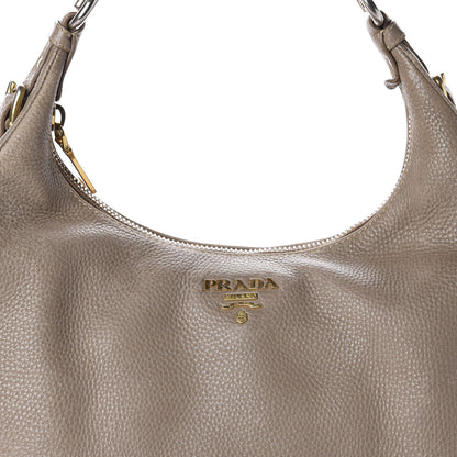 Prada Vitello Daino Hobo Argilla 17 of 17