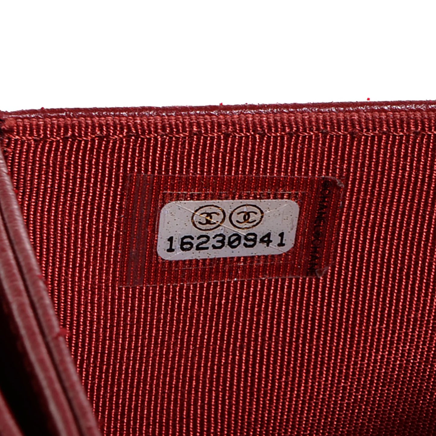 Lambskin Quilted French Wallet Red