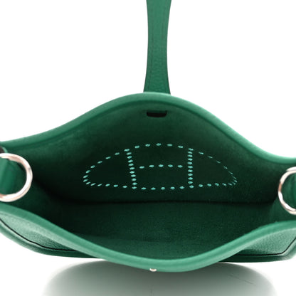 Hermes Taurillon Clemence Evelyne TPM Vert Jade 4 of 10