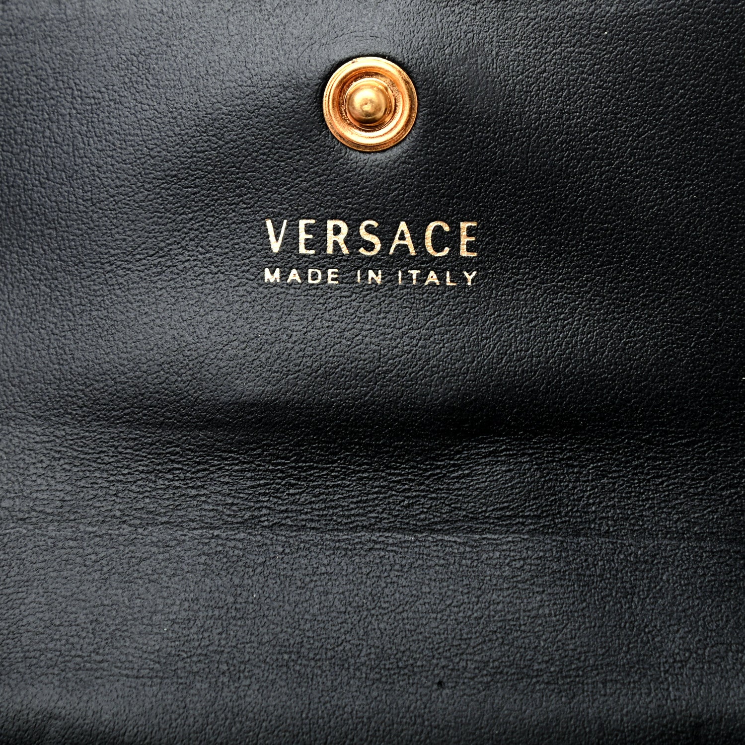 Versace Nappa Barocco Virtus Coin Purse Black 6 of 6