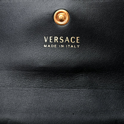 Versace Nappa Barocco Virtus Coin Purse Black 6 of 6