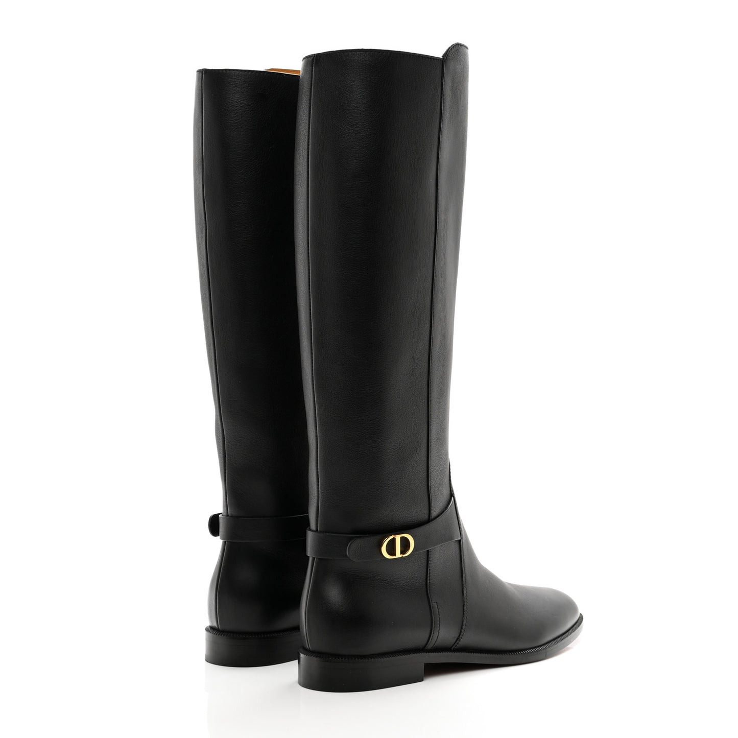 Soft Calfskin Empreinte High Boot 36 Black