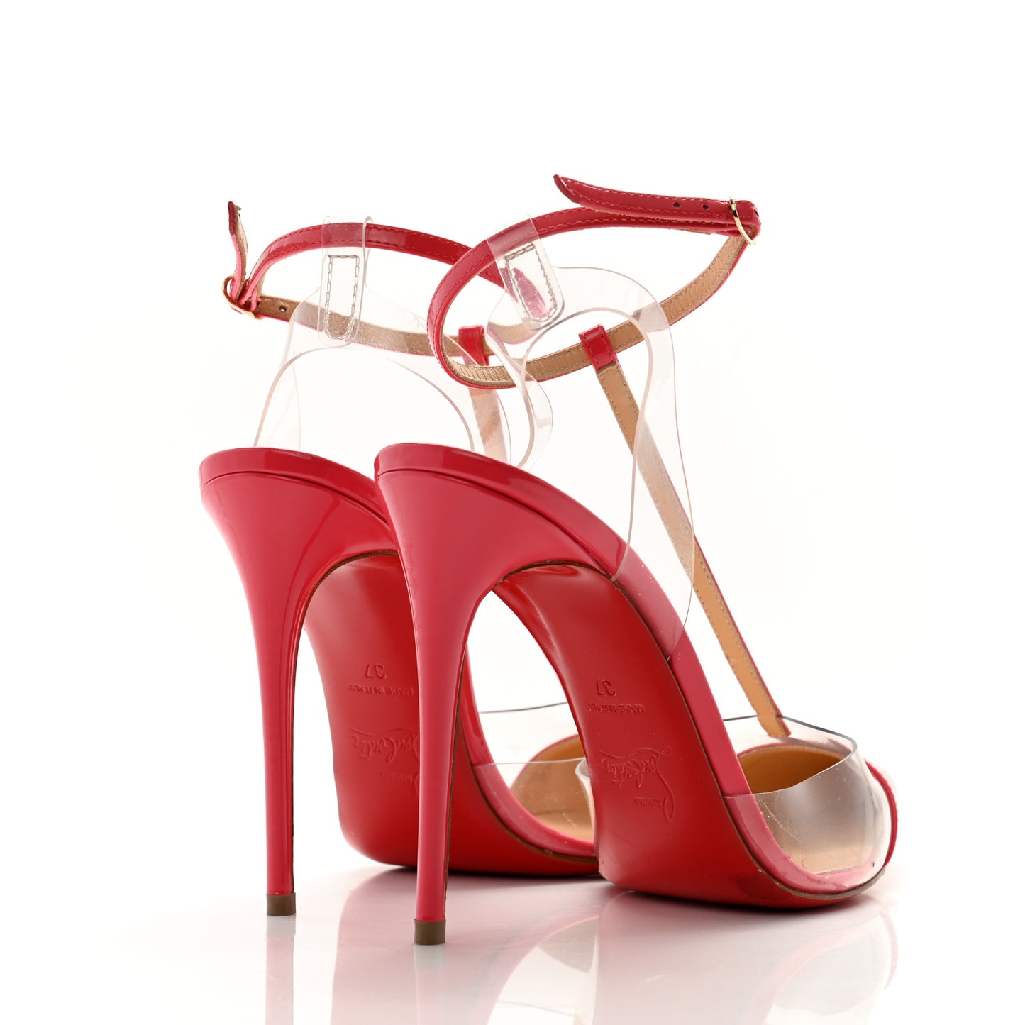 Patent PVC Nosy 100 Pumps 37 Begonia