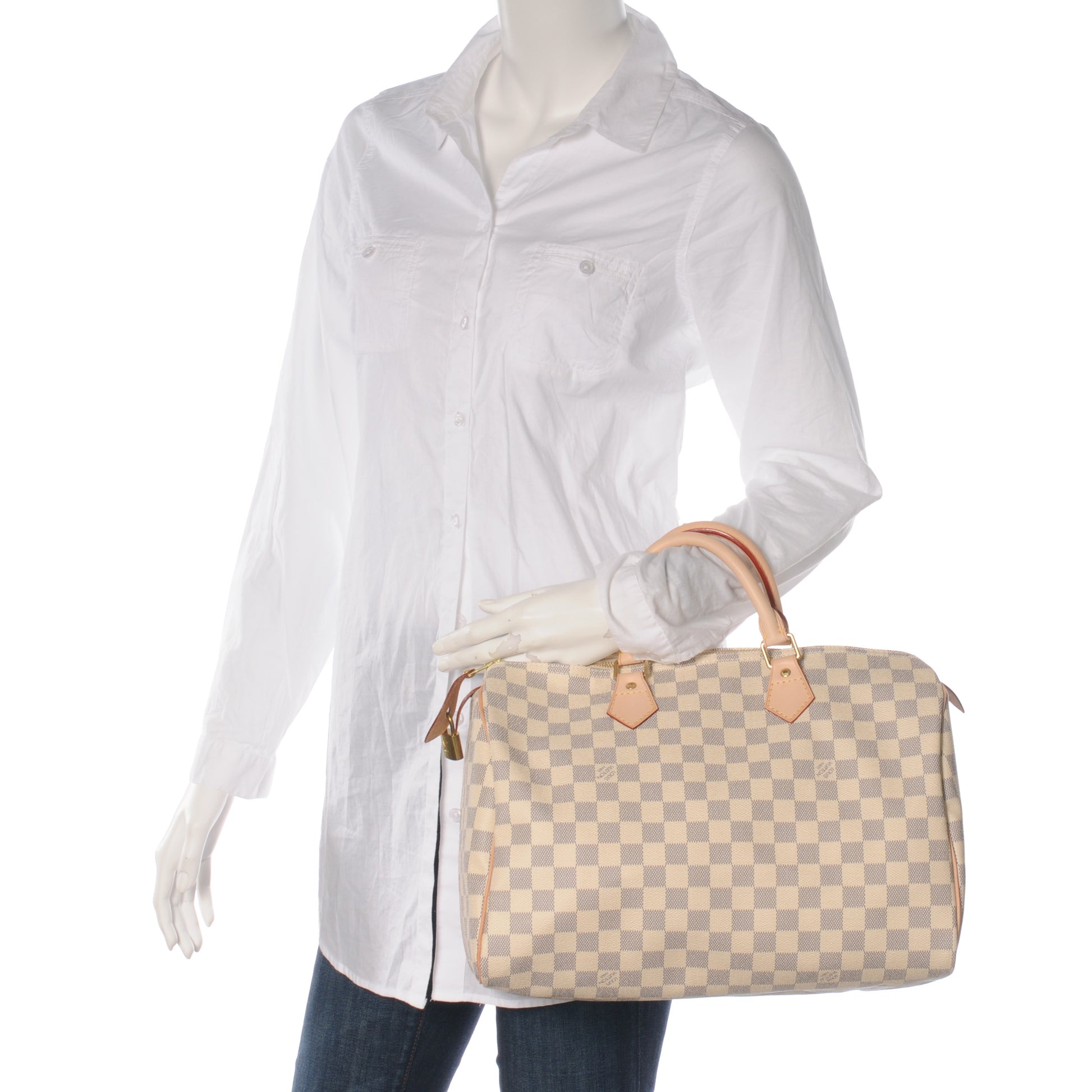 Louis Vuitton Damier Azur Speedy 35 2 of 8