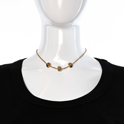 Louis Vuitton Swarovski Gamble Short Necklace Azur 3 of 4