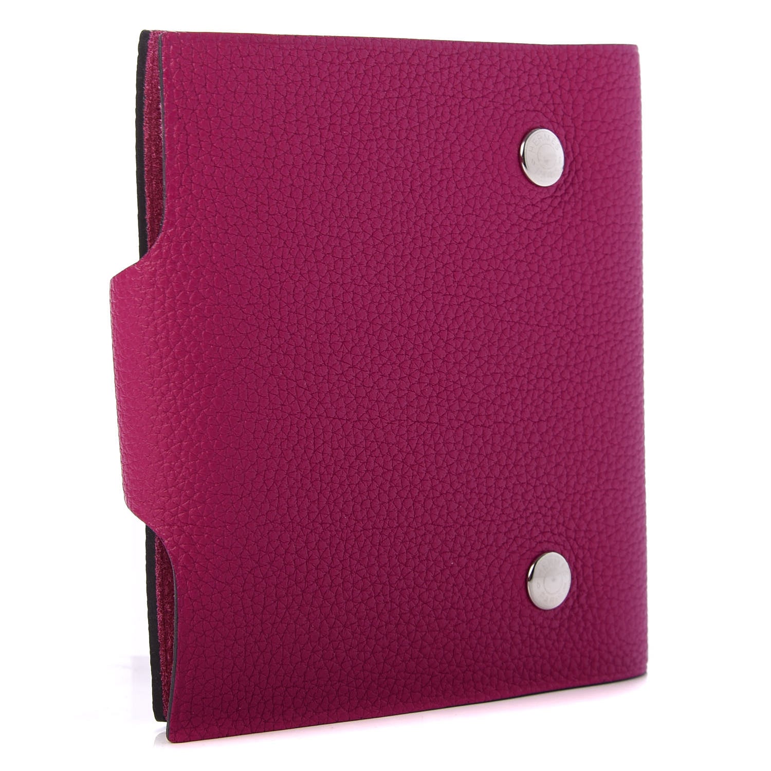Hermes Togo Ulysse PM Agenda Cover Rose Pourpre 3 of 6
