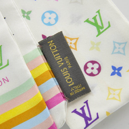 Louis Vuitton Silk Monogram Multicolor Bandeau White 2 of 3