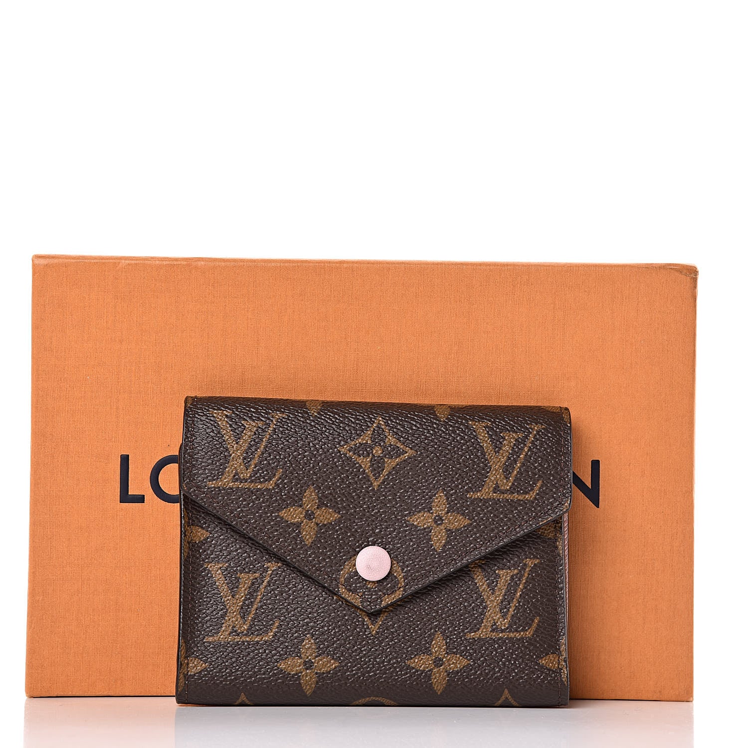 Louis Vuitton Monogram Victorine Wallet Rose Ballerine 8 of 8