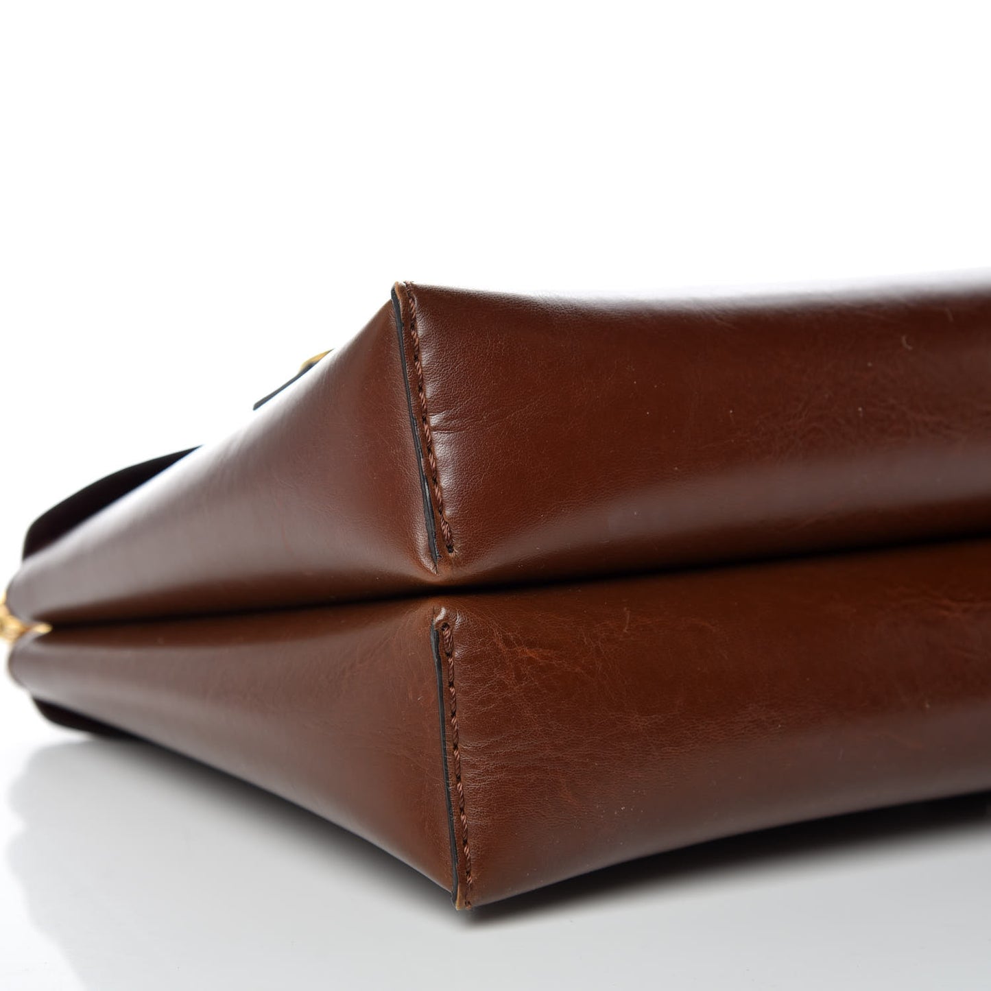 Eco Alter Nappa Small Popper Shoulder Bag Cognac