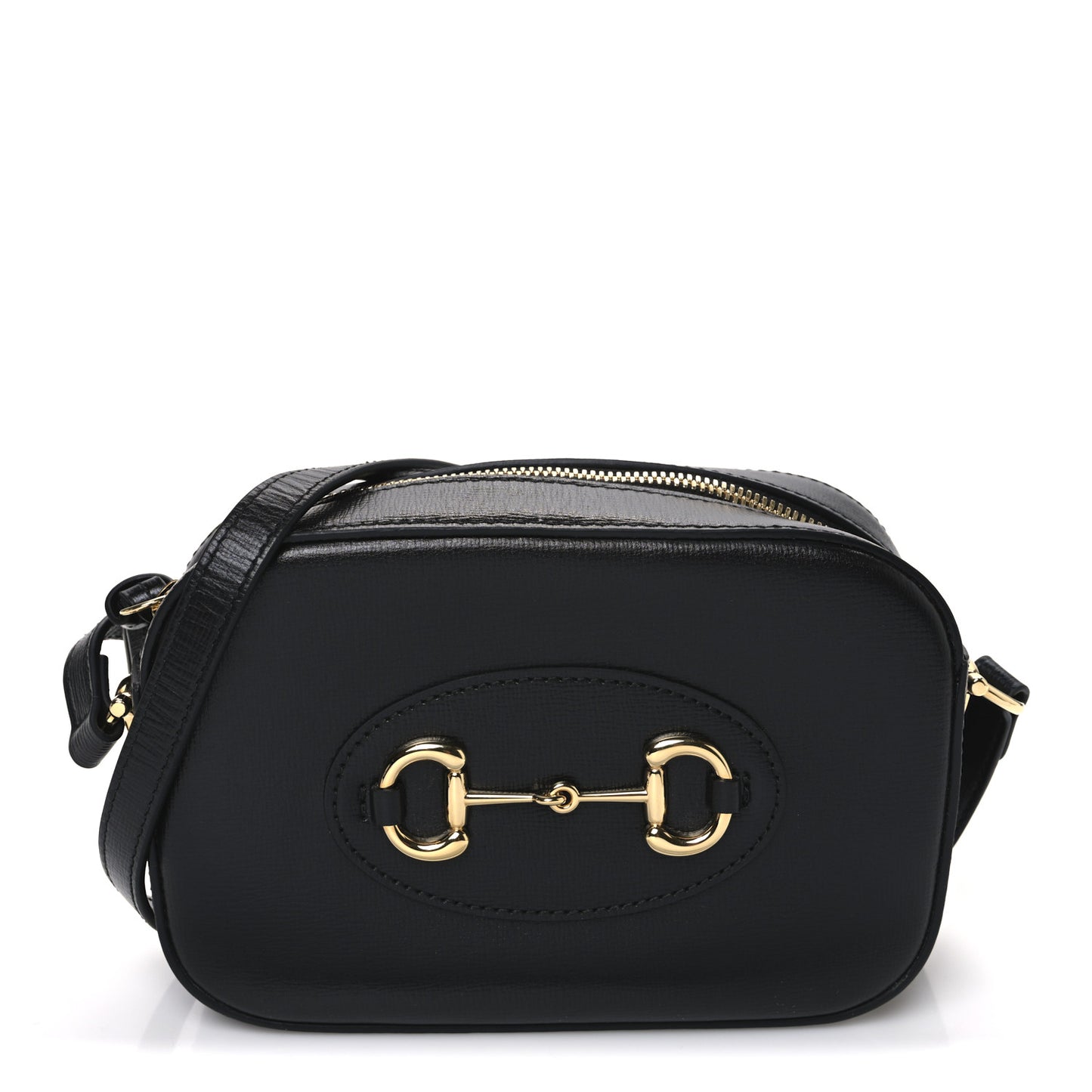 Calfskin Mini Horsebit 1955 Camera Shoulder Bag  Black