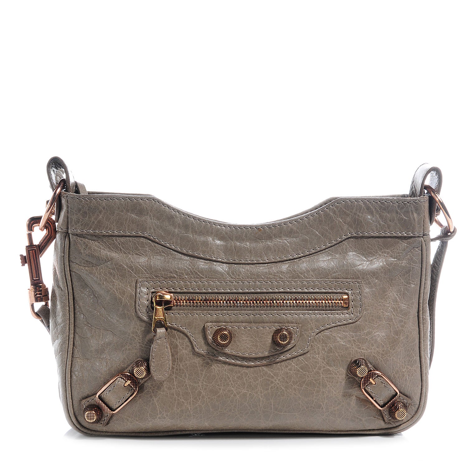 Balenciaga Agneau Giant 12 Rose Gold Hardware Hip Papyrus 1 of 9
