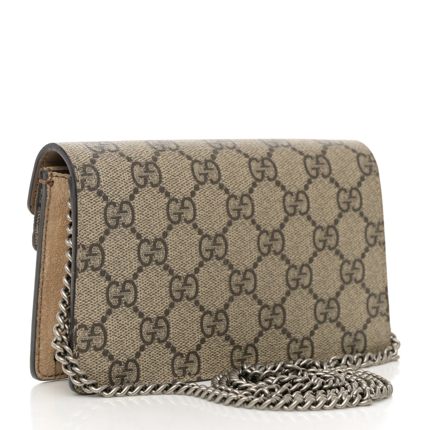GG Supreme Monogram Super Mini Dionysus Shoulder Bag Taupe