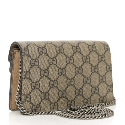 Gucci GG Supreme Monogram Super Mini Dionysus Shoulder Bag Taupe 3 of 12