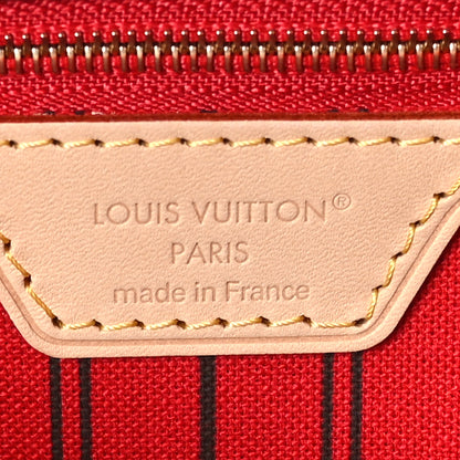 Louis Vuitton Monogram Inside Out Neverfull Bandouliere MM Rouge Sari 6 of 9