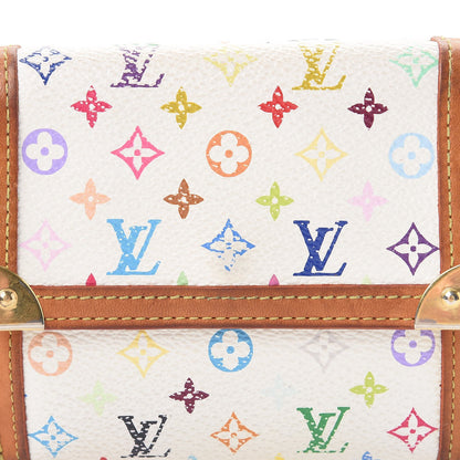 Louis Vuitton Monogram Multicolor Porte-Monnaie Billets Wallet White 20 of 28