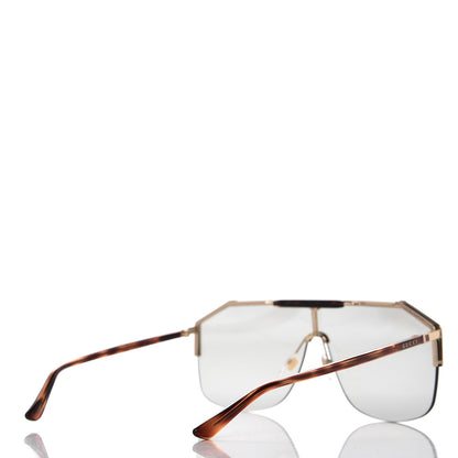 Gucci Rimless GG0291/S Sunglasses Gold Havana 4 of 6